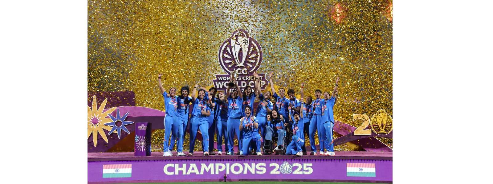 ඉන්දියාව ⁣කාන්තාඑක්දින ක්‍රිකට් ලෝකකුසලානය දිනාගනී